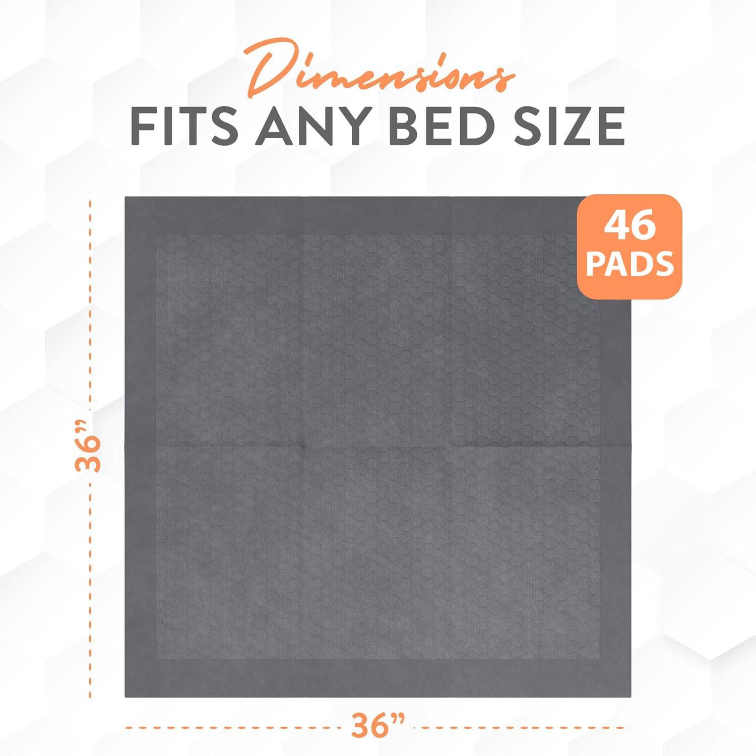 image:imageInspire 46 Count 36 x 36 Ultra Absorbent Underpads for Incontinence Waterproof Bed Pads Leakproof Quick Drying Hospital Bed Pads Disposable Adult Mattress Protector XXL Chucks Pads36 x 36 Pack of 46