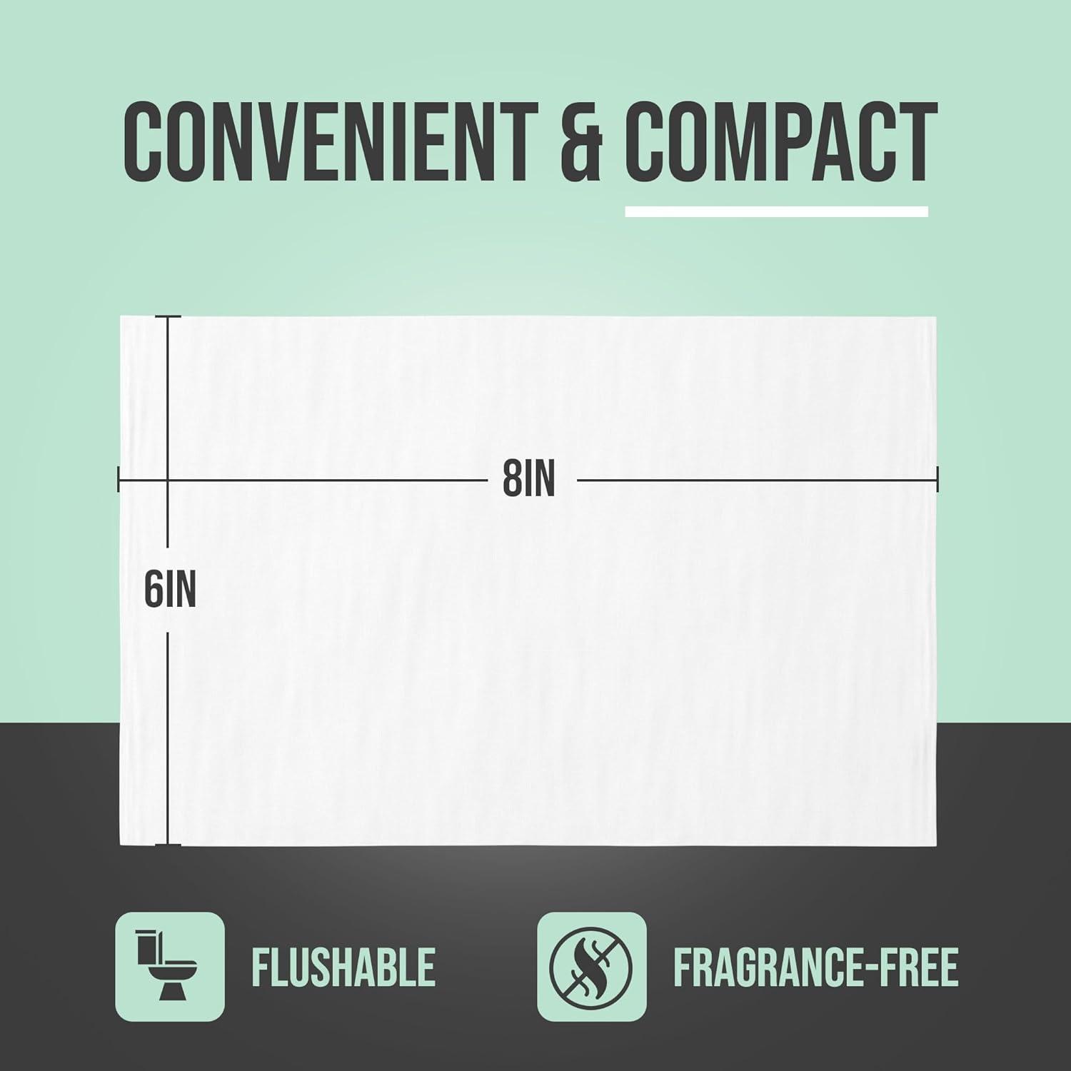 image:imageInspire A Little Discretion Please Individually Wrapped Flushable Wipes For Adults in Discreet Unmarked Packaging Unscented Septic and Sewer Safe Travel Friendly Biodegradable 30 Ct60 Ct