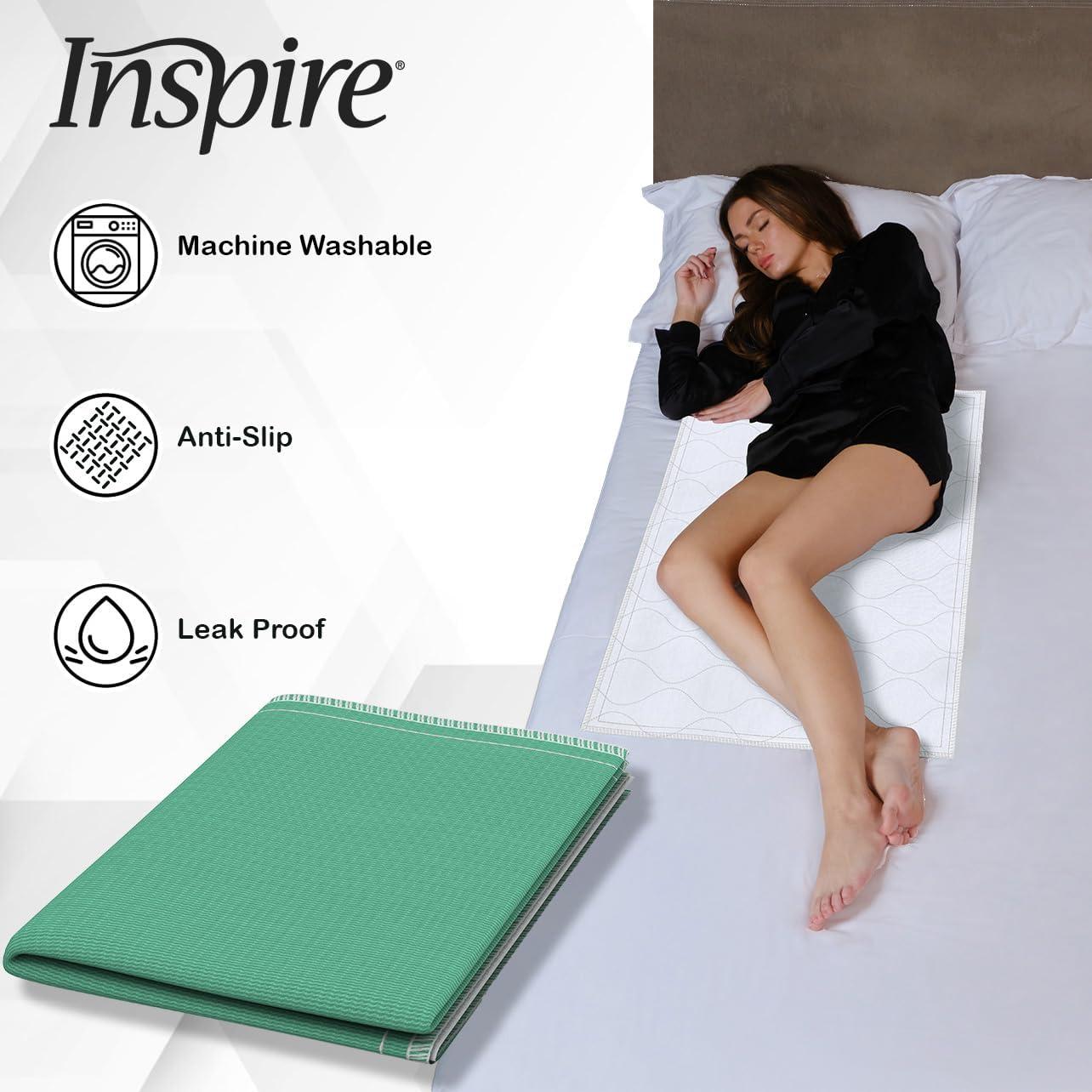 image:imageInspire Super and Ultra Absorbent Reusable Bed Pads 23 X 36 Reusable 3 Pack