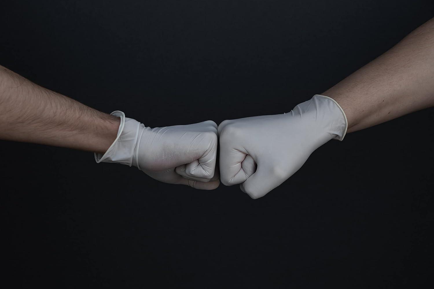 image:imageInspire Medical Exam Gloves Powder Free Stretch Vinyl Gloves Disposable Latex Free Gloves Disposable Food Safe Food Prep Cooking GlovesMedium