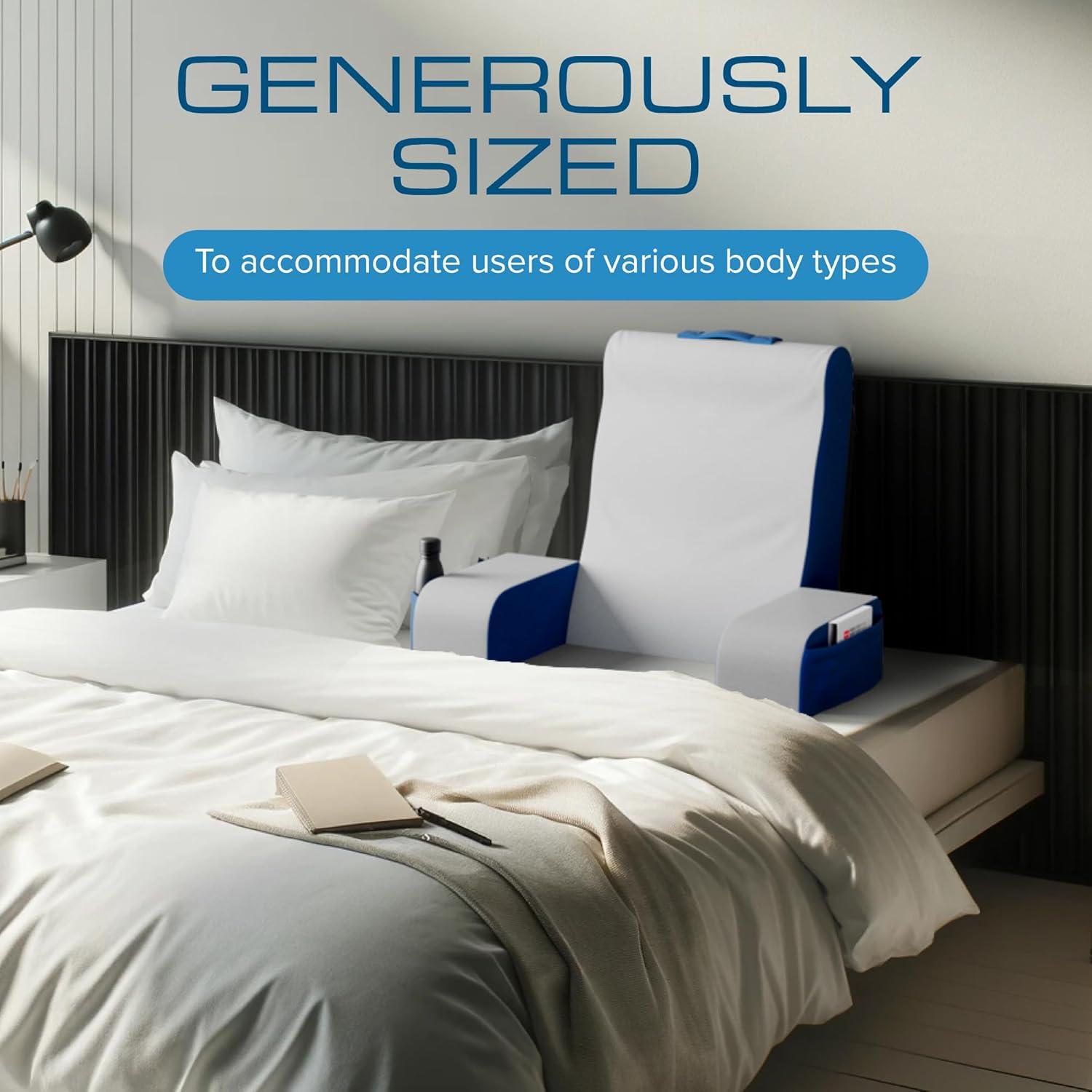 image:imageKolbs Bed Wedge Pillow for Sleep Apnea FSA Eligible Acid Reflux and Back Pain Relief with Chic Jacquard Cover Headboard Wedges for Sleeping Standard Width 75 Height19 Reading Wedge