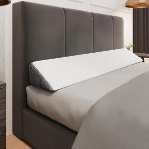Kolbs Bed Wedge Pillow for Sleep Apnea, FSA Eligible Acid Reflux, and Back Pain Relief, with Chic Jacquard Cover – Headboard Wedges for Sleeping (Standard Width 7.5″ Height)(Twin Headboard Wedge Pillow – 39″)