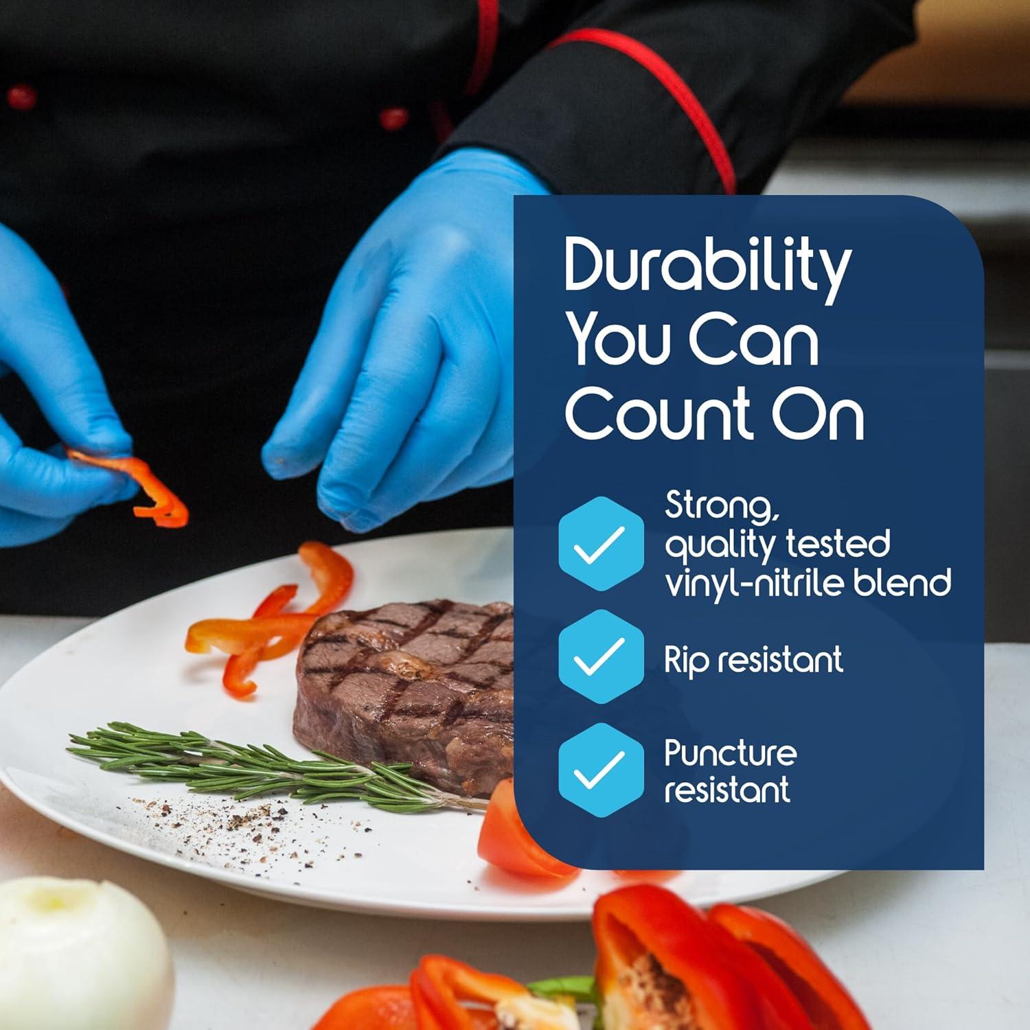 image:imageInspire NitrileVinyl Blend Exam Gloves Disposable Latex Free Medical Multipurpose for Cooking1000